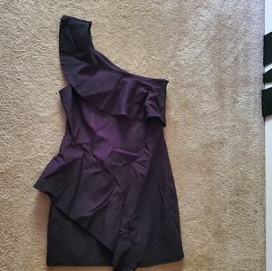 One Shoulder Little Black Dress